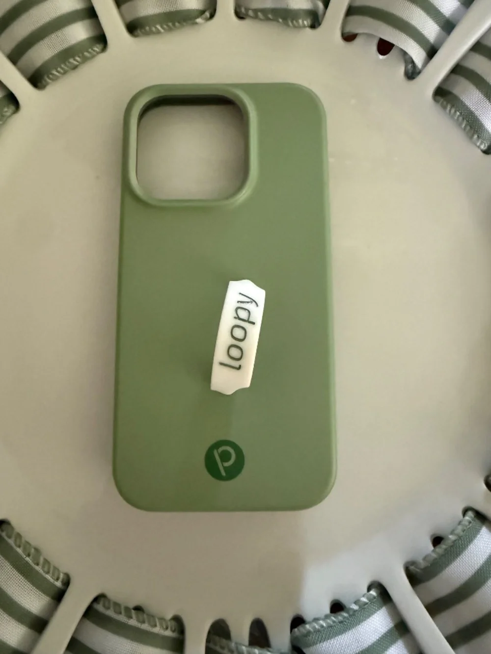 Loopy iPhone 15 Pro Sage Case